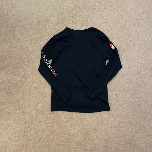 Black Nike Long Sleeve Size Youth Large - Picture 3 of 3